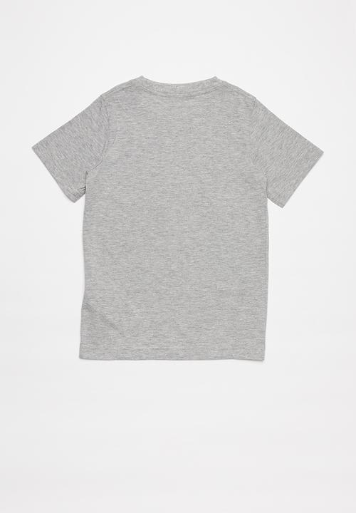 Converse - Converse stack wordmark graph tee - grey 