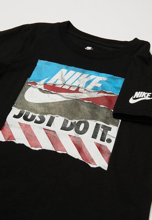 Nike - Nike shoe box tears short sleeve tee - black