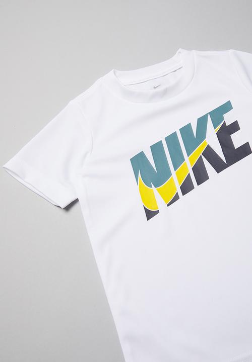 Nike - Nike kids performance short sleeve to - white 