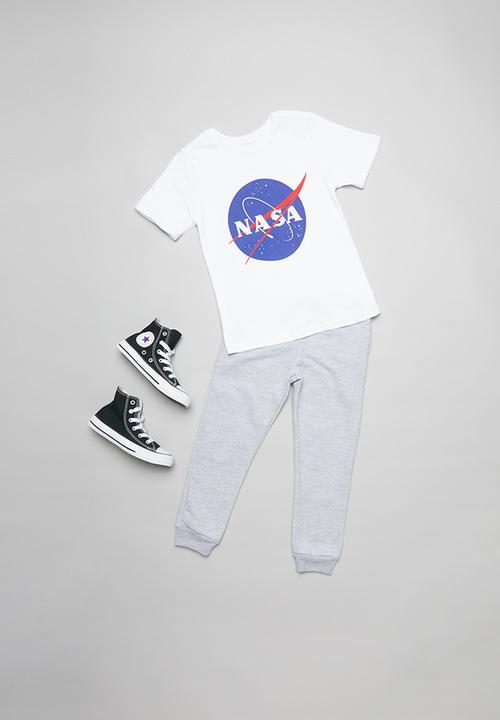 Superbalist Kids - NASA logo short sleeve tee - white