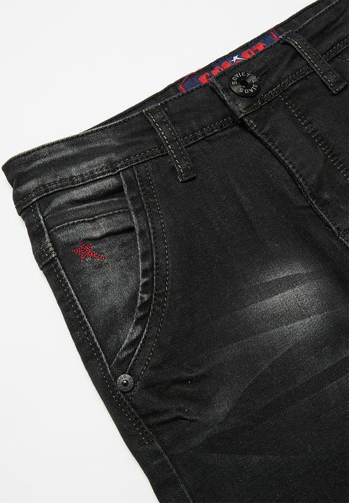 SOVIET - Wham skinny denim - black
