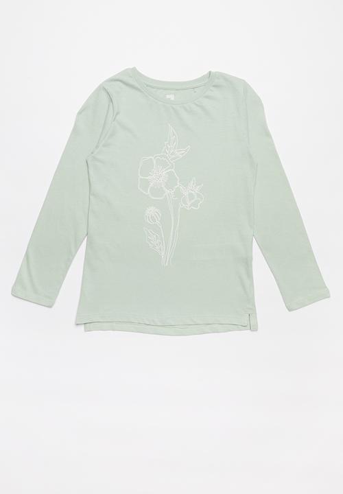 Cotton On - Penelope long sleeve multipack - green & pink