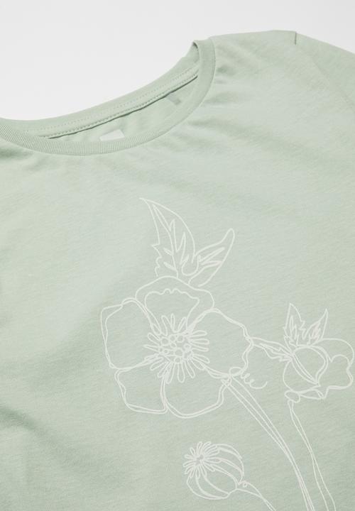 Cotton On - Penelope long sleeve multipack - green & pink