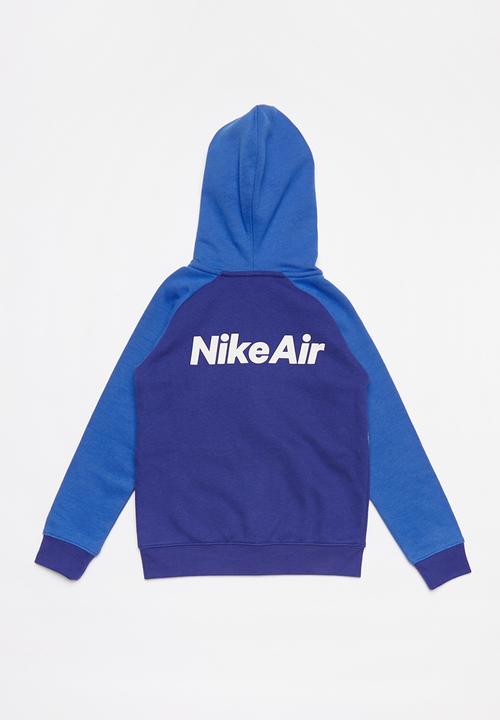 Nike - Nike boys nsw nike air fz - blue & white 