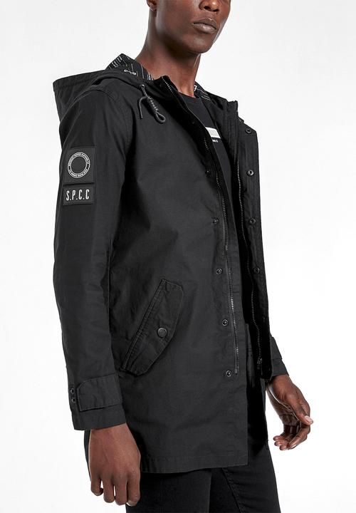 S.P.C.C - Niles lightweight parka jacket - black