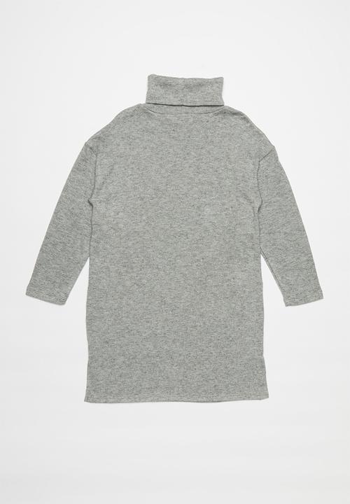 Superbalist - Cut n sew dress - grey melange