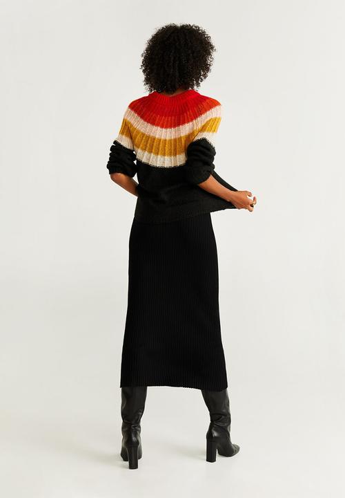 MANGO - Colour block jersey - multi