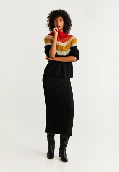 MANGO - Colour block jersey - multi