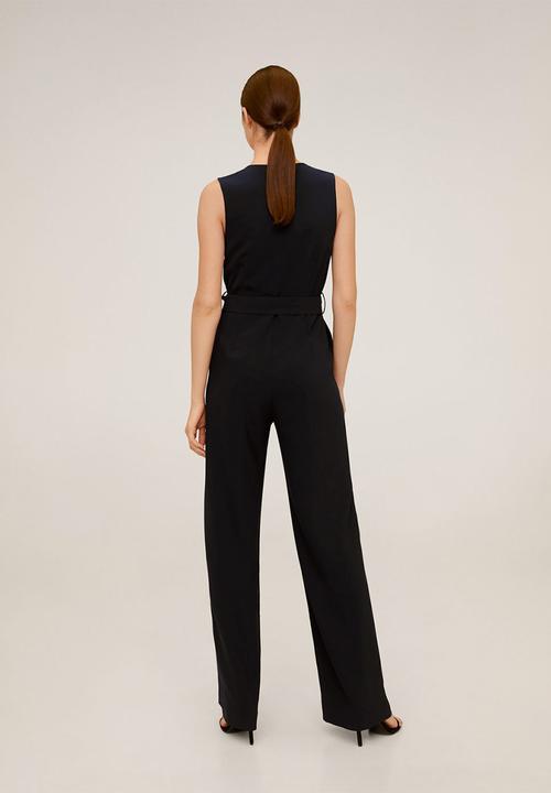 MANGO - One-piece suit bio - black & white 