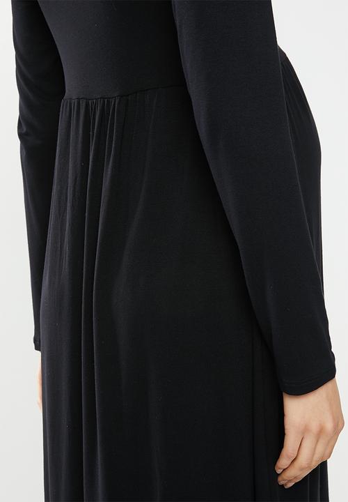 Superbalist - Maternity babydoll poloneck dress - black