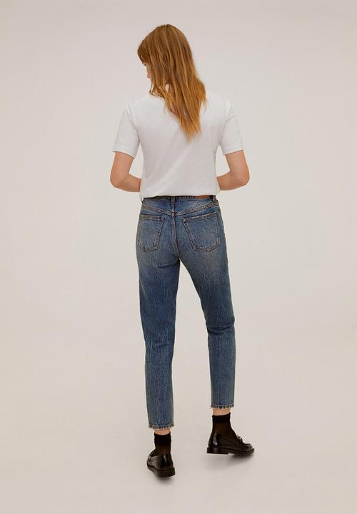 MANGO - T-shirt zapa - beige