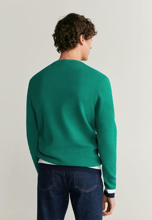 MANGO - Bora sweater - green