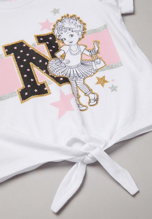 Pop Candy - Girls Fancy Nancy fashion tee - white