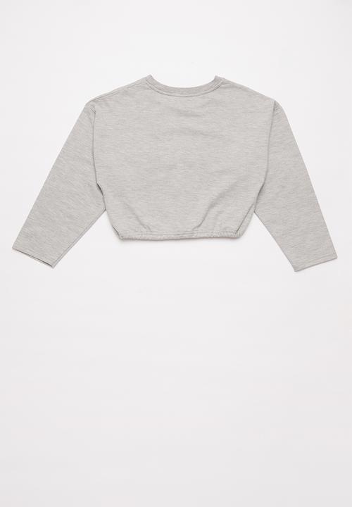Rebel Republic - Brushed fleece crew - grey