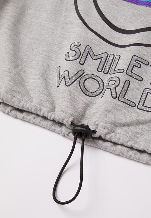 Rebel Republic - Brushed fleece crew - grey