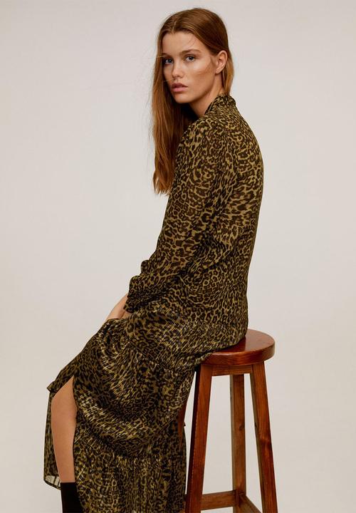 MANGO - Blouse lyon - brown