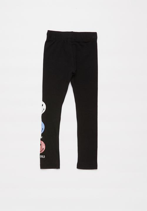 Pop Candy - Girls printed leggings - black