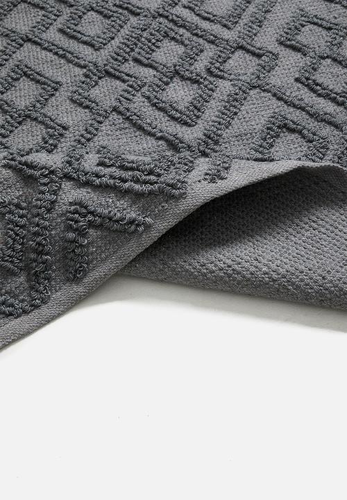 Sixth Floor - Nitsa woven rug - grey