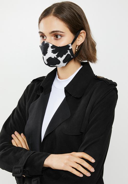 Superbalist - Monochromatic mask 2 pack -  black & white