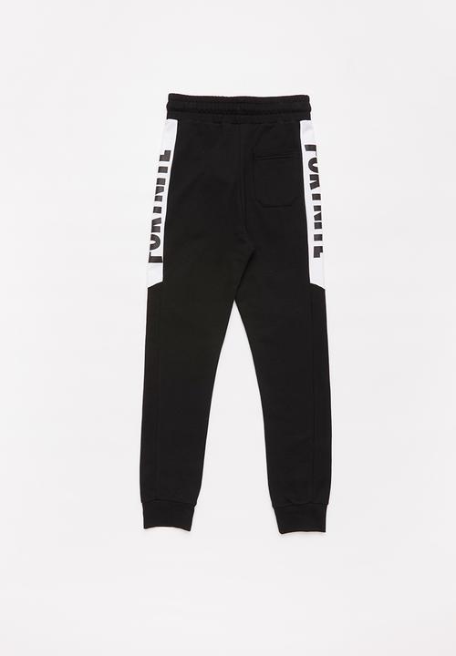 Rebel Republic - Boys Fortnite jogger - black