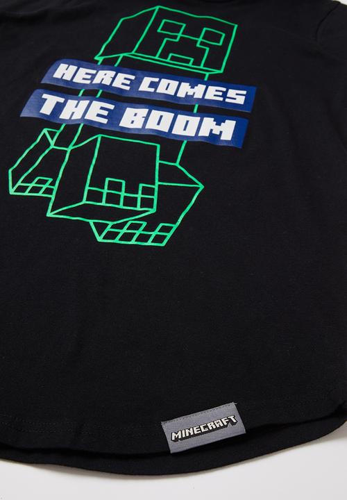 Rebel Republic - Boys Minecraft tee - black