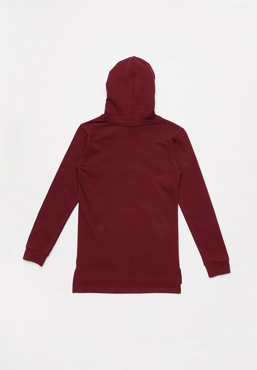 Rebel Republic - Boys Fortnite hoodie - burgundy 