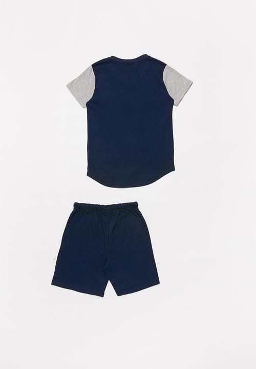 Rebel Republic - Boys Minecraft pyjama - navy