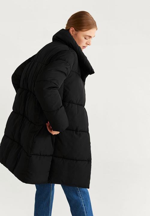 MANGO - Anorak jacket - black