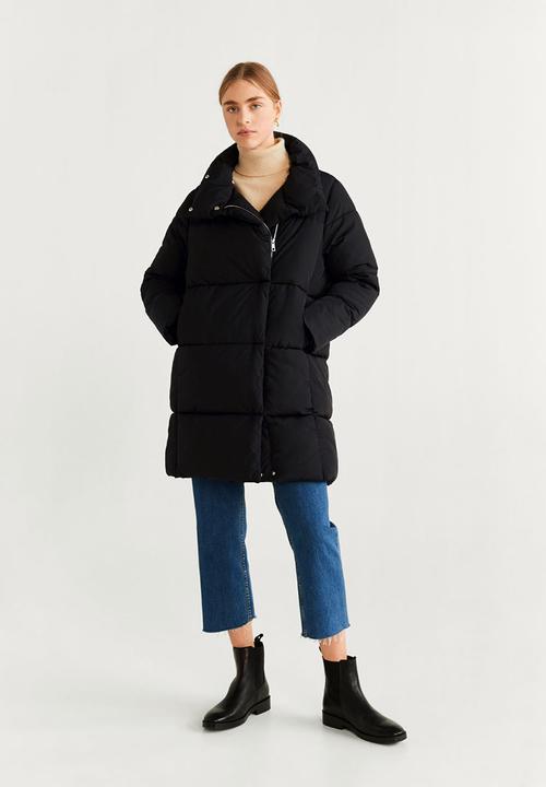 MANGO - Anorak jacket - black