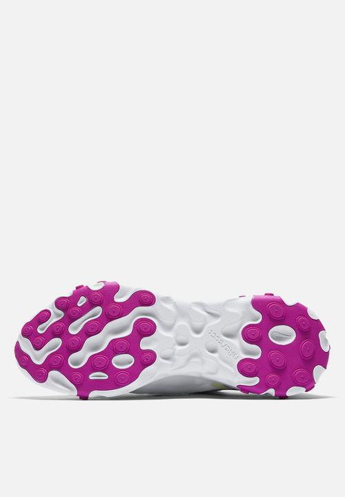 Nike - React Element 55 - white / fire pink-sapphire-barely volt