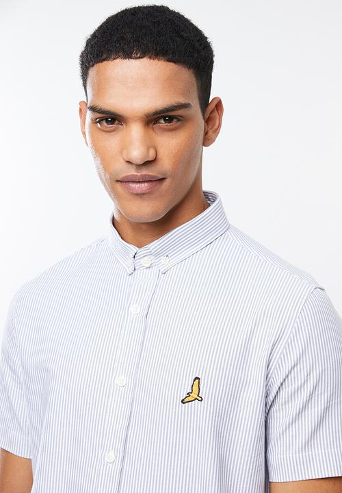 Brave Soul - Meyer short sleeve shirt - grey