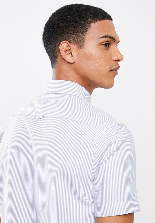 Brave Soul - Meyer short sleeve shirt - grey
