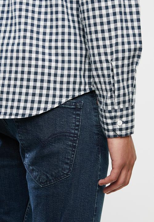 Levi’s® - Classic 1 pocket standard shirt - navy & white 