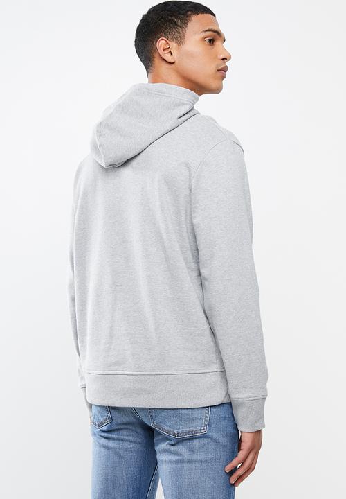 Levi’s® - Colour block logo hoodie - grey & navy 