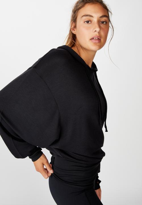 Cotton On - Relaxed hoodie - black