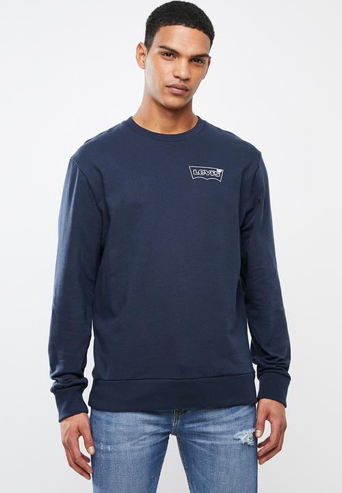 levi's navy sweatshirt