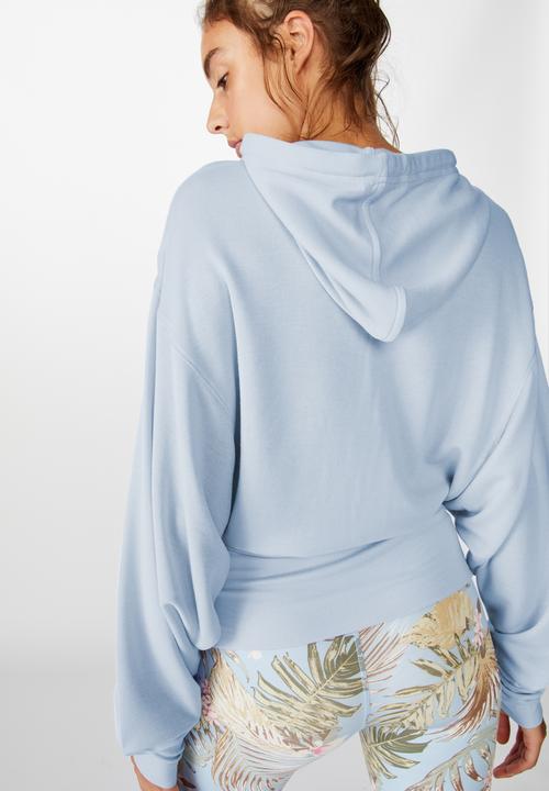 Cotton On - Relaxed hoodie - skye blue marle
