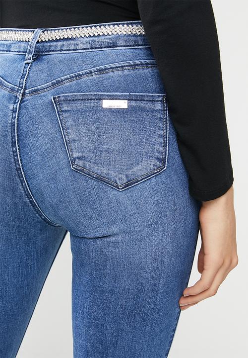 SISSY BOY - Axel skinny stretch denim med vintage - blue