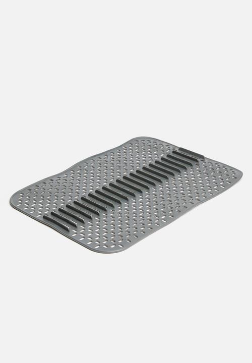 Umbra - Sling sink mat & plate holder large - charcoal