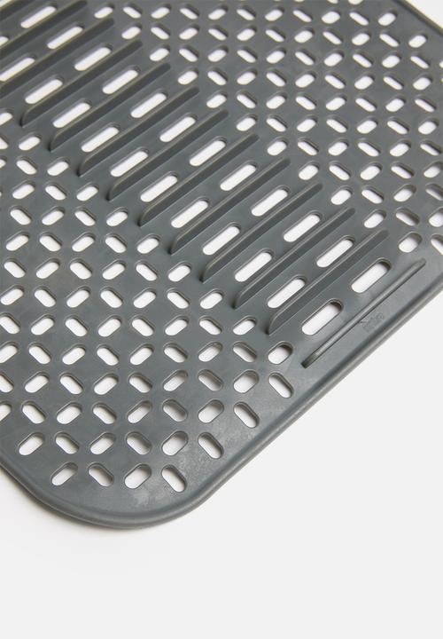 Umbra - Sling sink mat & plate holder large - charcoal