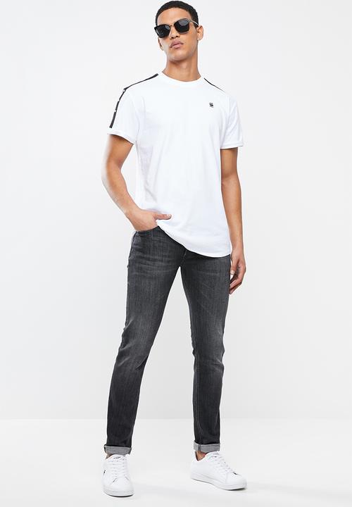 G-STAR - Lash tape tee - white