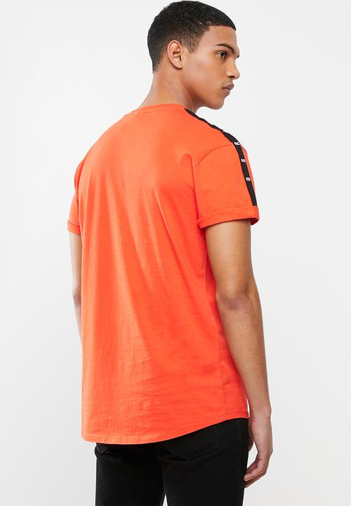G-STAR - Lash tape tee - orange 