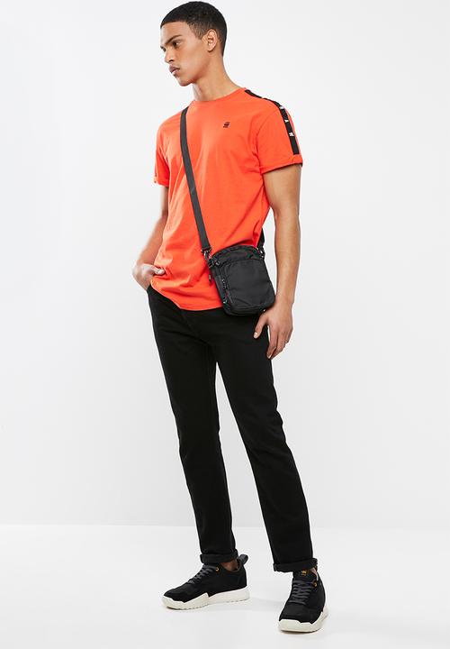 G-STAR - Lash tape tee - orange 