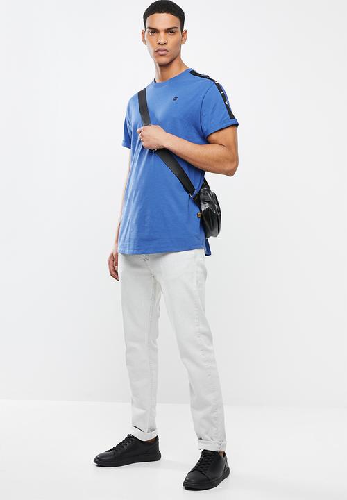 G-STAR - Lash tape tee - blue