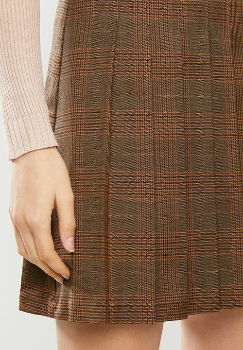 Blake - Check wrap skirt - multi 