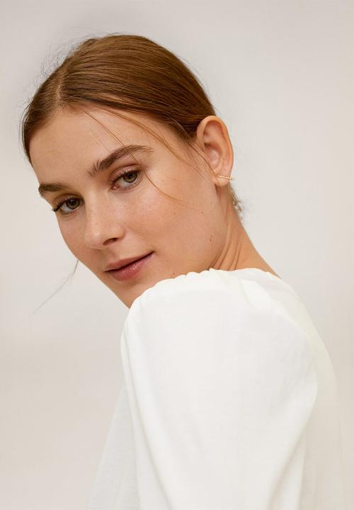 MANGO - T-shirt doris - cream