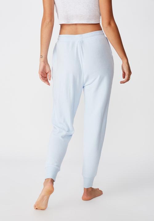 Cotton On - Supersoft slim fit pant - blue