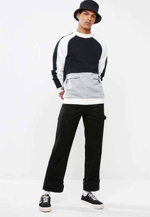 Lee  - Boss of the road straight leg jeans - black