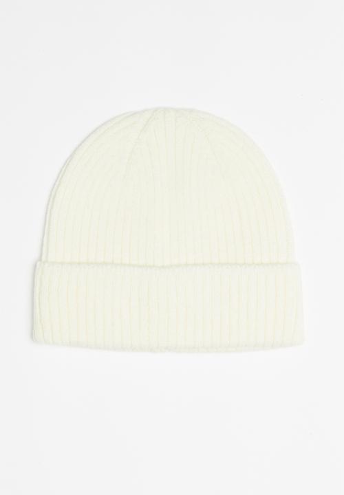 Superbalist - Fine knit beanie - cream