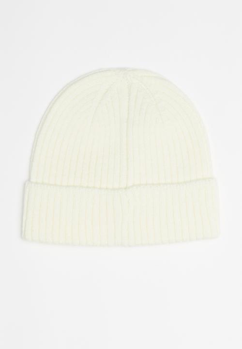 Superbalist - Fine knit beanie - cream
